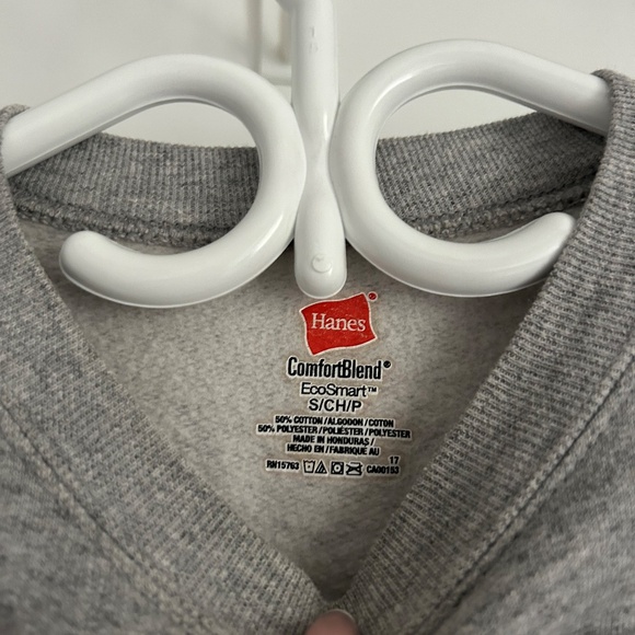 Grey Crewneck - Hanes ComfortBlend Size Small - Picture 2 of 2